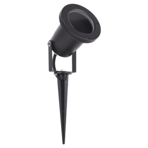 Estaca Para Dicroica LED Macroled IP65 De Aluminio Hasta 35W Negra