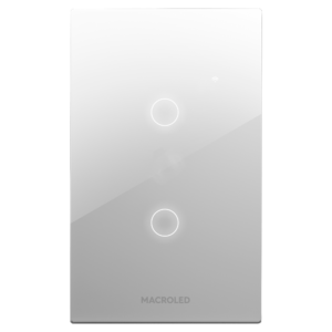 Tecla Smart Roma Macroled – 2 Canales – AC100-240V Blanca