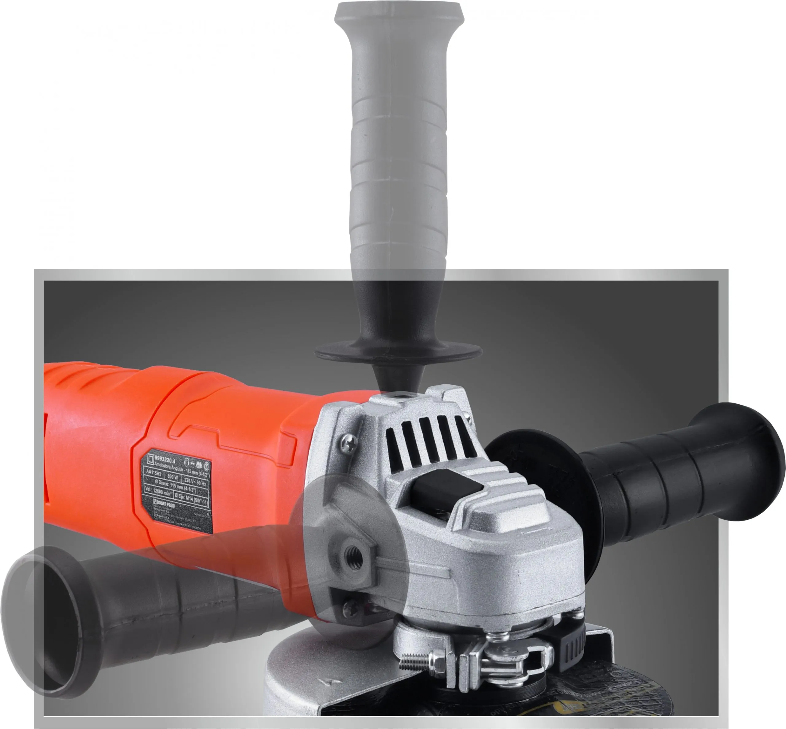 Amoladora Angular Dowen Pagio 800W 115mm - Imagen 3