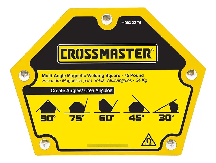 Escuadra Magnética Multiángulo Crossmaster 34 Kg