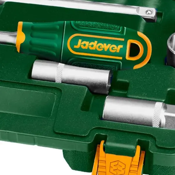 Juego de Tubos Jadever 1/2" 25 Piezas con Criquet y Maletín - Imagen 3
