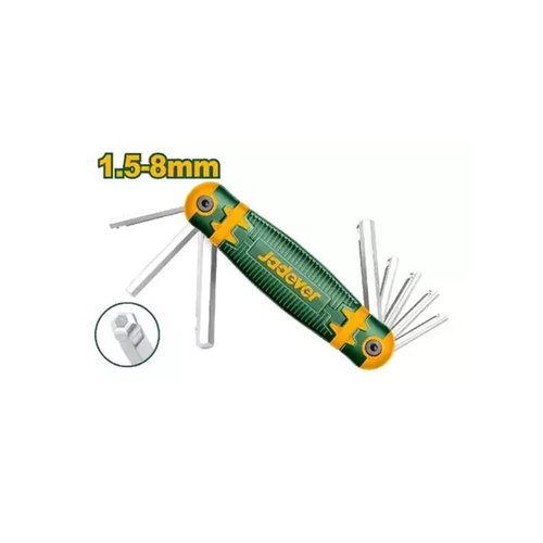 Juego de Llaves Allen 8 en 1 Jadever JDHK2281 1,5 a 8 mm