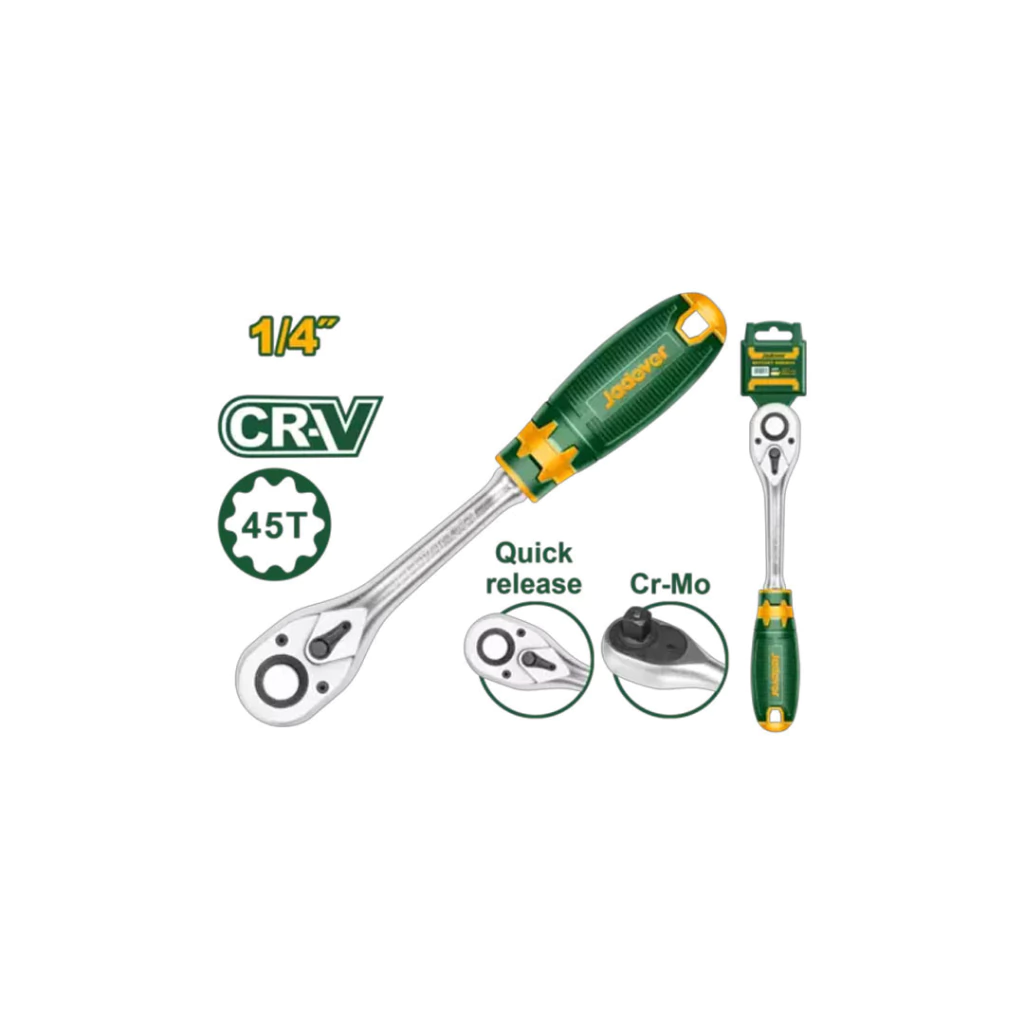 Llave Criquet Jadever 1/4" 45 Dientes