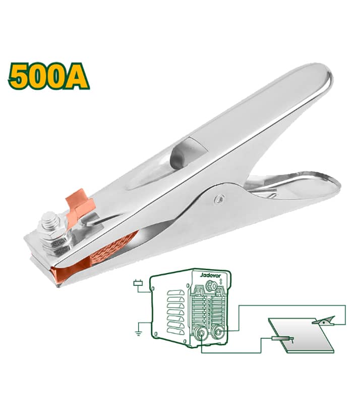 Pinza de Masa para Soldar Jadever 500A
