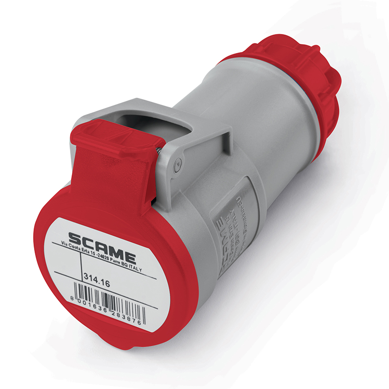 Base Aérea Industrial Scame Xenia 16A 3P+T 380-415V IP54
